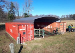 Custom Steel Shipping Container Cover